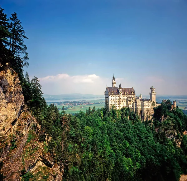 Castillo Neuswanstein Baviera Alemania — Foto de Stock