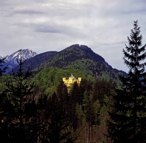 Castelo Hohenschwangau Baviera Alemania — Fotografia de Stock