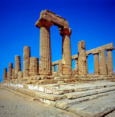 Taormina 'daki Yunan Tiyatrosu Sicilya, İtalya