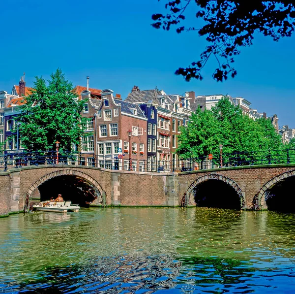 Canal Amsterdam Netherlands — Stock Photo, Image