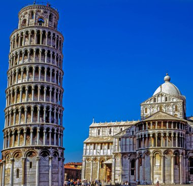 Leaning tower Pisa, İtalya