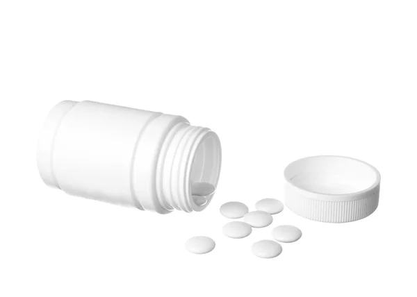 Pills on white background — Stock Photo, Image