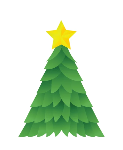 Kerstboom — Stockvector