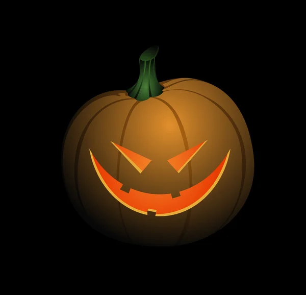 Jack-O-Lantern halloween pumpkin — Stock Vector