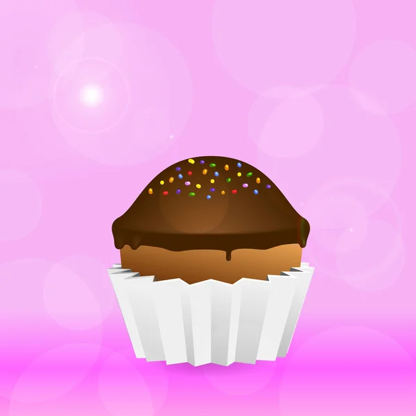 Cupcake — Stockvektor