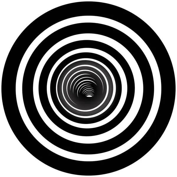 Чорно-білий тунельний фон — стоковий вектор