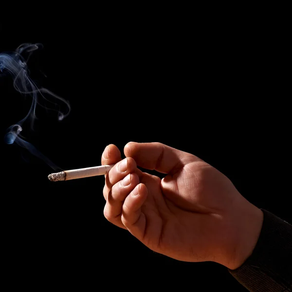 Hand With Cigarette — Stock Photo, Image