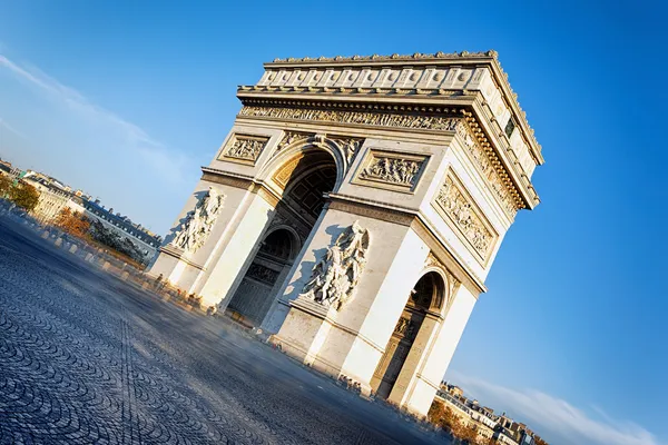 Slavné arc de triomphe — Stock fotografie