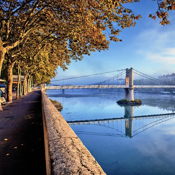 Lyon in de herfst — Stockfoto