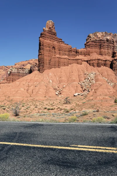 Scenic desert drive — Stock Photo, Image