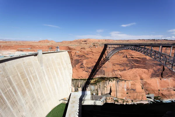 Glen dam och bro — Stockfoto