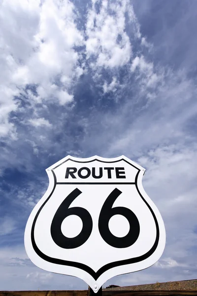 Nostalgisches Route-66-Schild — Stockfoto