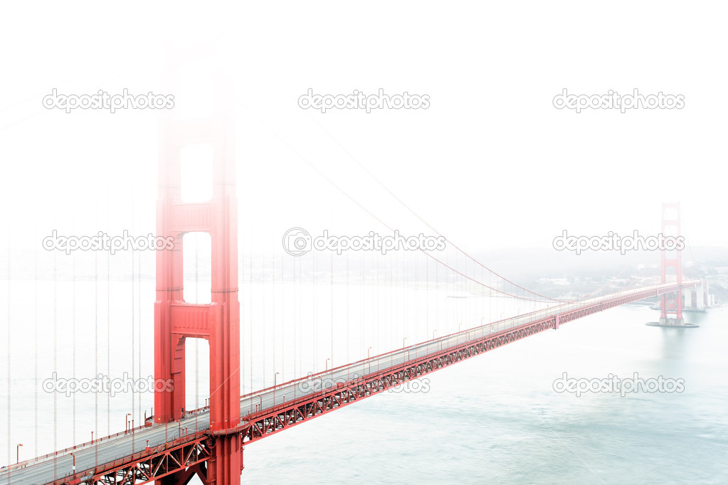 Golden Gate Bridge in the fog
