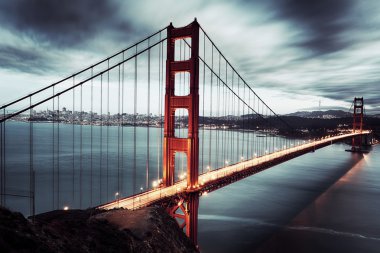Golden Gate Bridge in San Francisco clipart