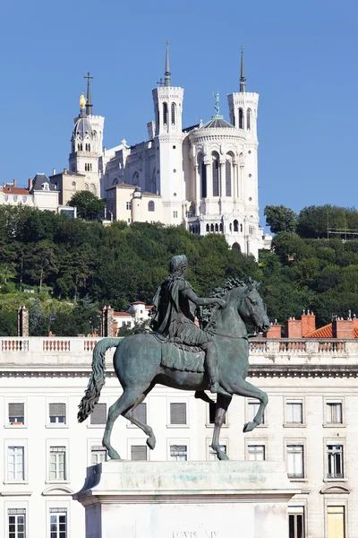 Berühmte statue von louis xiv Stockfoto