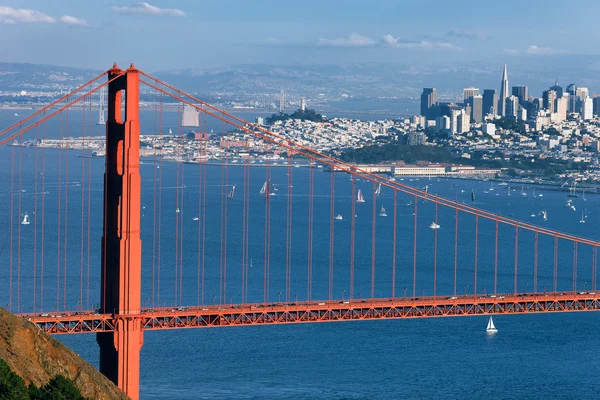 Del av golden gate-bron — Stockfoto