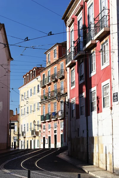Famosa calle en Lisboa —  Fotos de Stock