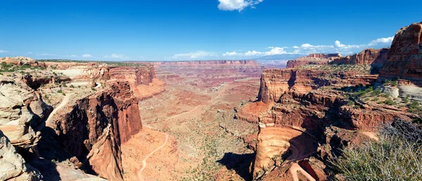 Panoramatický pohled na canyonlands — Stock fotografie