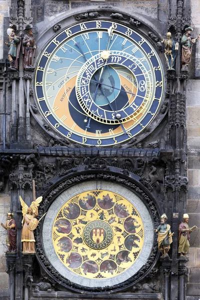 Famous zodiacal clock — Stock Photo, Image