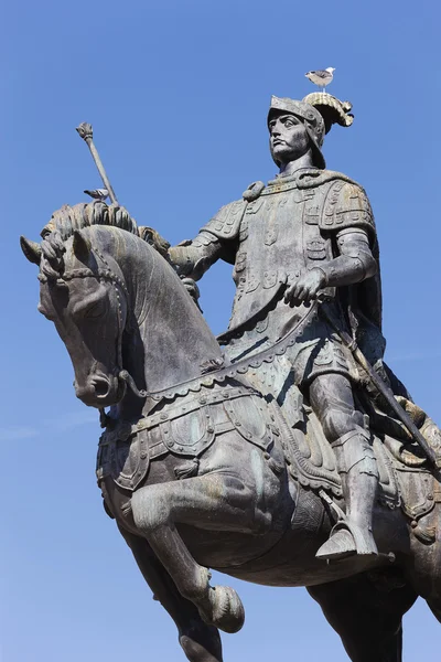 Statua del Re Joao I — Foto Stock