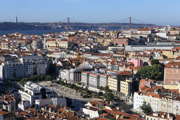 Vue célèbre de Lisbonne — Photo