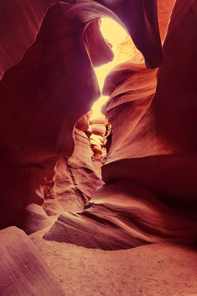 Antelope Canyon au coucher du soleil — Photo