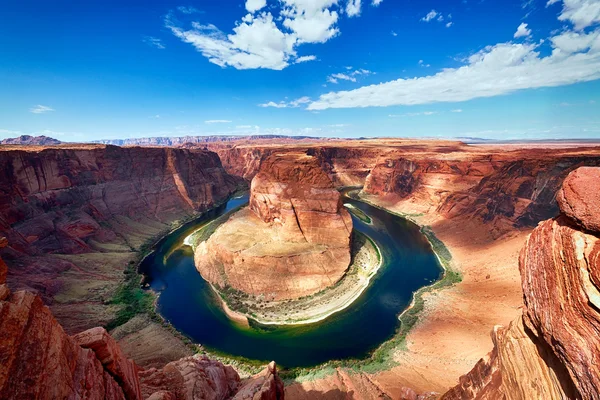 De beroemde Horsehoe bend — Stockfoto