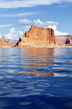 lake Powell'ın dikey görünüm