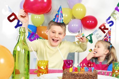 crazy birthday party clipart