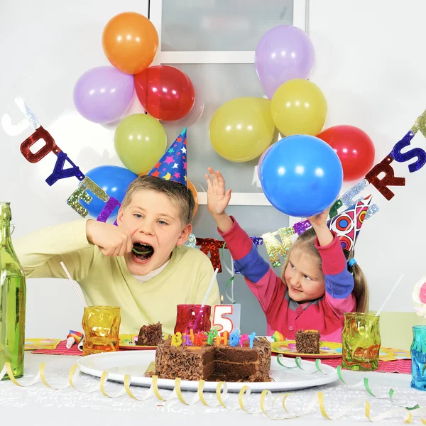 Grande festa di compleanno — Foto Stock