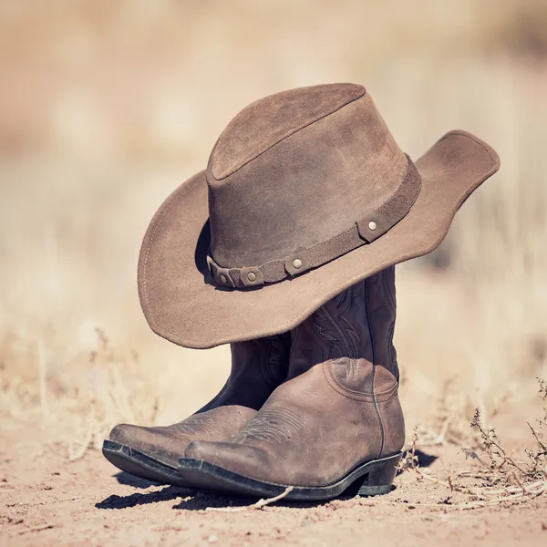 Cowboy anda — Stockfoto