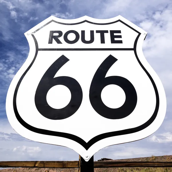 Berömda route 66 tecken — Stockfoto