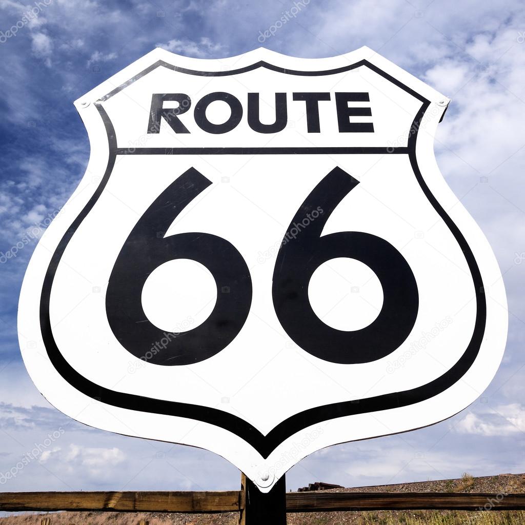 Famous route 66 sign