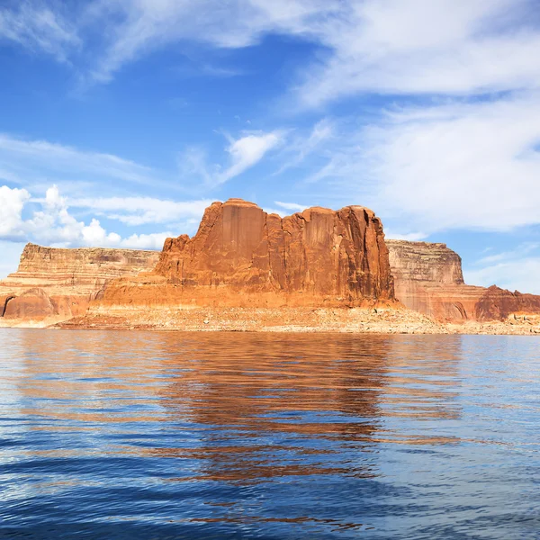 Pohled na slavné lake powell — Stock fotografie