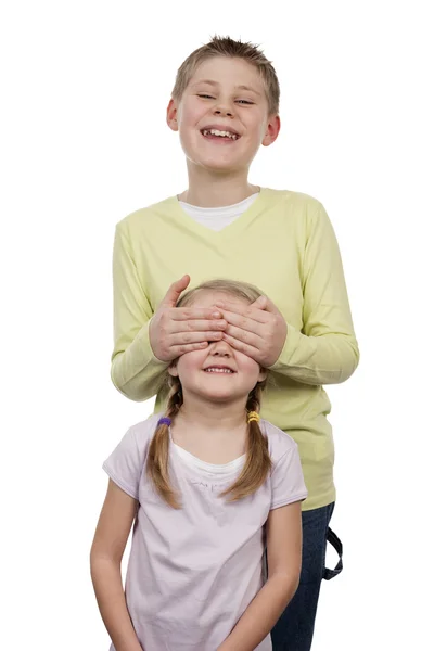 Brother and sister — Stock Photo, Image