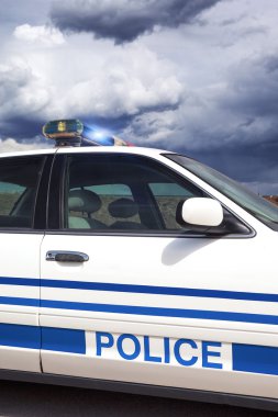 Polis arabasını bir parçası