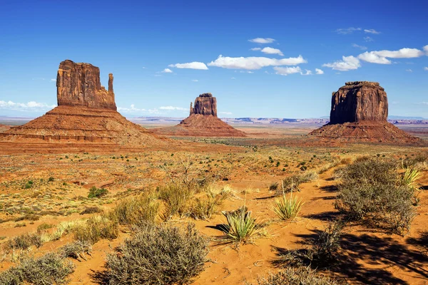 Blick auf das Monument Valley — Stockfoto