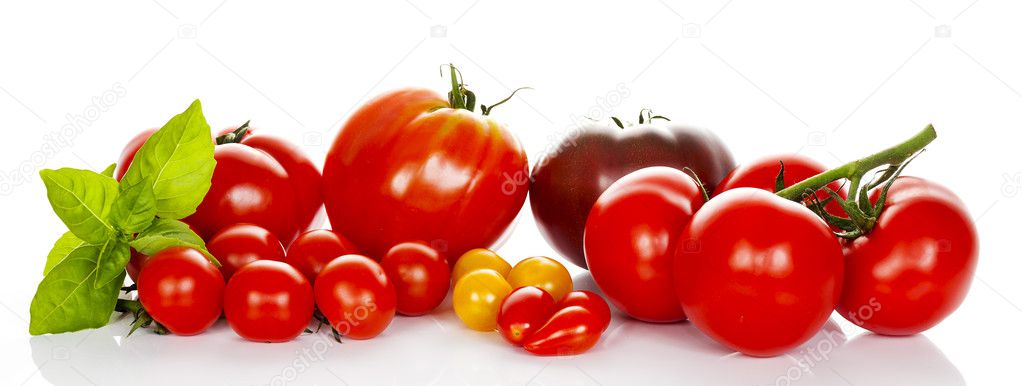 tomatoes with basil