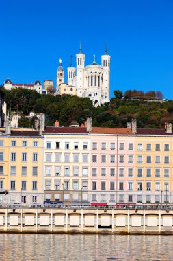 lyon ünlü görünümünü saone Nehri