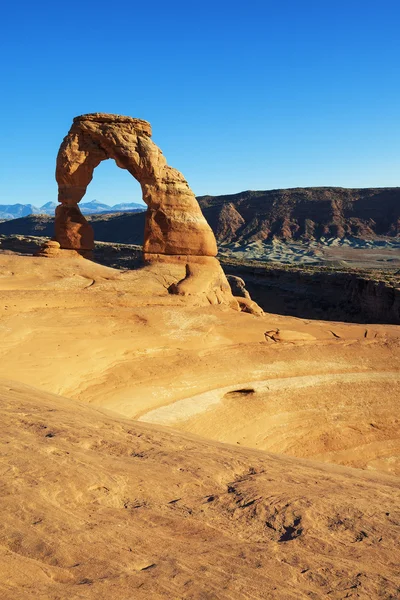 O famoso Arco Delicado de Utah — Fotografia de Stock