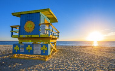 meşhur miami south beach gündoğumu