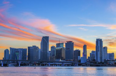 Miami günbatımı bulut