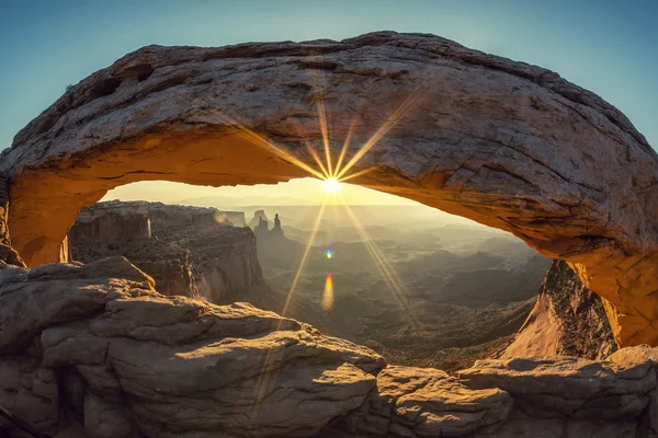 Mesa arch, speciale fotografico di elaborazione Zdjęcia Stockowe bez tantiem