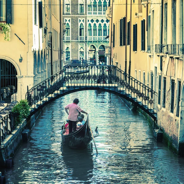 Canal pictórico veneziano — Fotografia de Stock