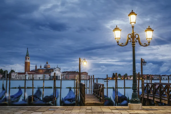 Veneza à noite Fotografias De Stock Royalty-Free