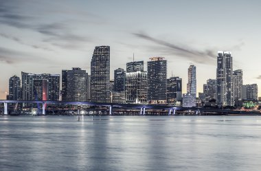 meşhur miami şehir özel fotoğraf işleme.
