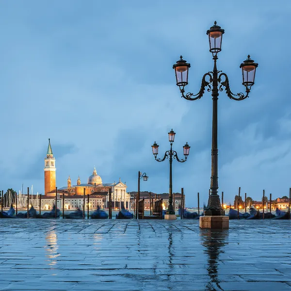 Venice and rain — Stock Photo, Image