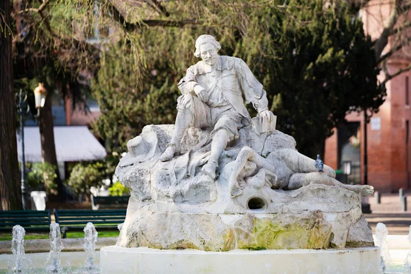 Fontana Sulla Piazza Wilson Tolosa Francia — Foto Stock