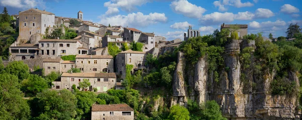 Uno Dei Più Bei Villaggi Francesi Balazuc Francia — Foto Stock