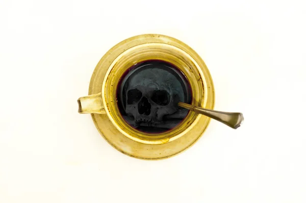 Death coffee Royalty Free Stock Images